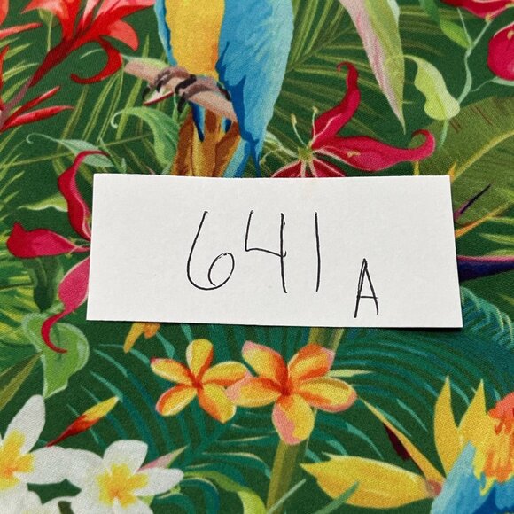 Hreski Mens Tropical Parrot Print Summer Wear Shorts Size 46 Vibrant Vacation - Picture 10 of 11